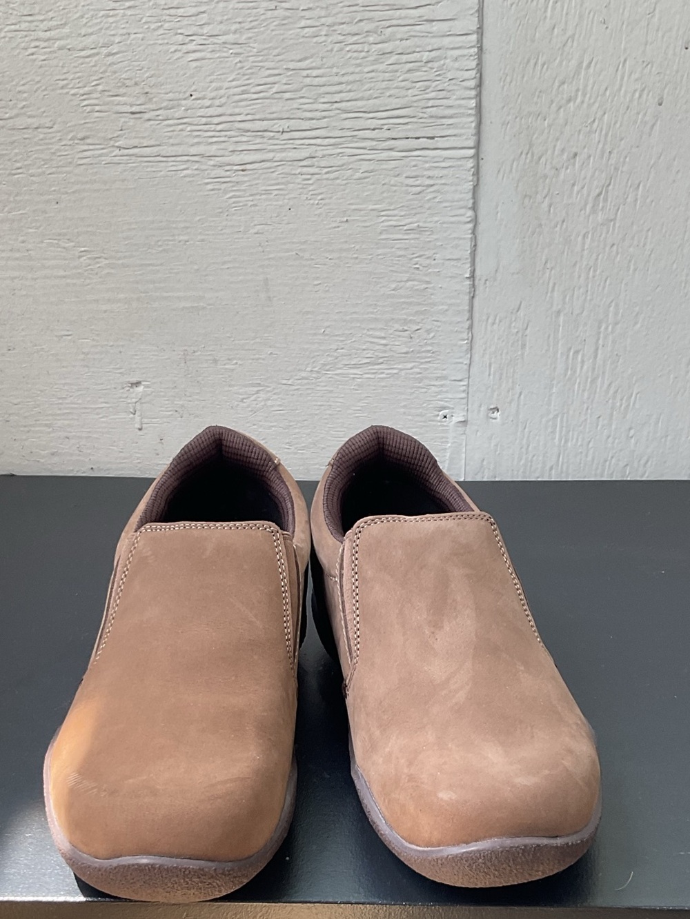 KURU  Women’s Kiki Slip-On Loafers in Taupe Brown